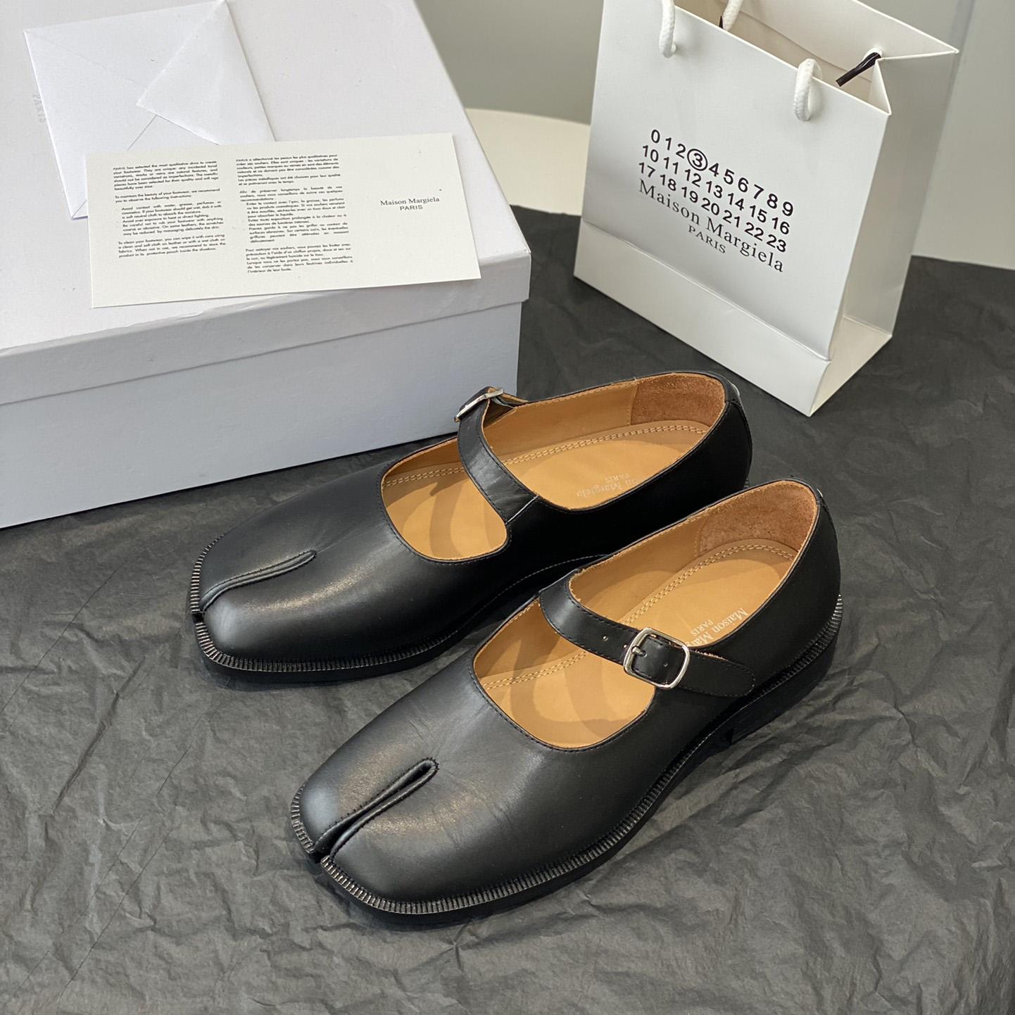 Maison Margiela Tabi Mary Jane-Schuhe aus Leder - EUR FASHION