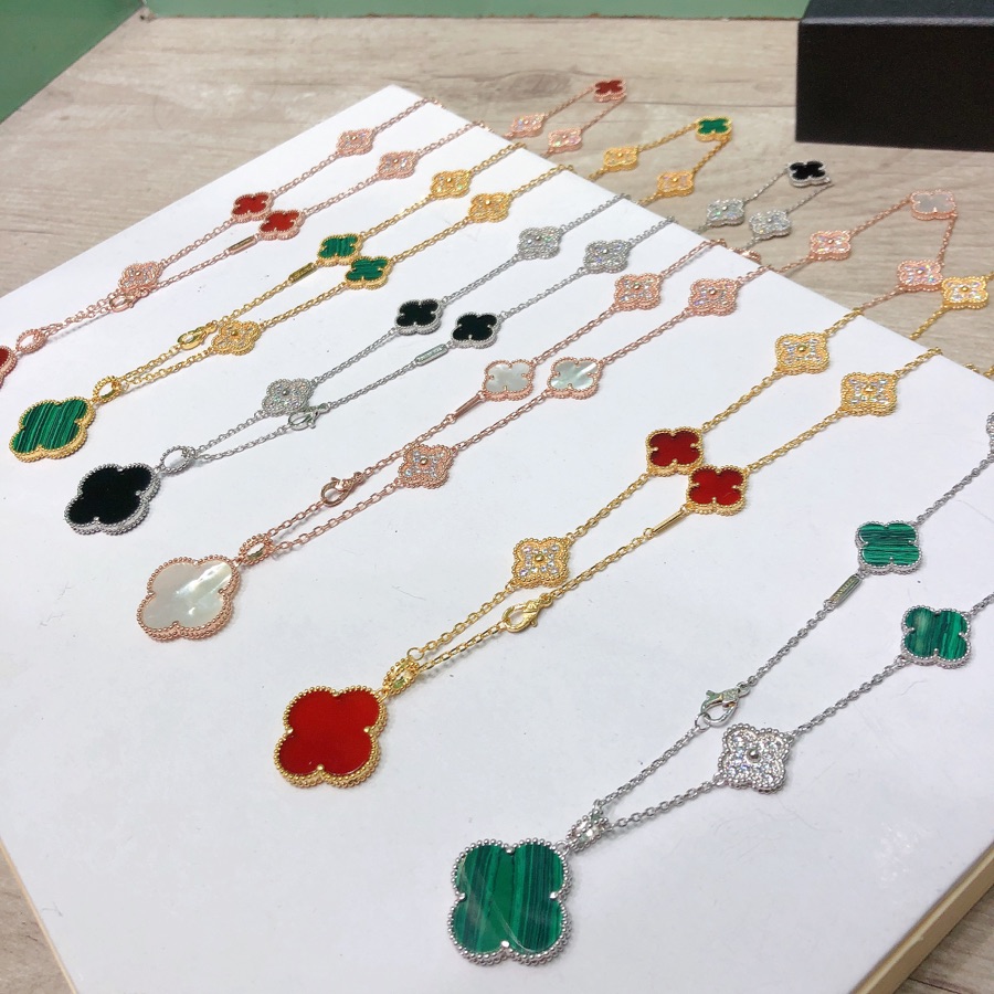 Van Cleef & Arpels Vintage Alhambra Lange Halskette, 10 Motive - EUR FASHION