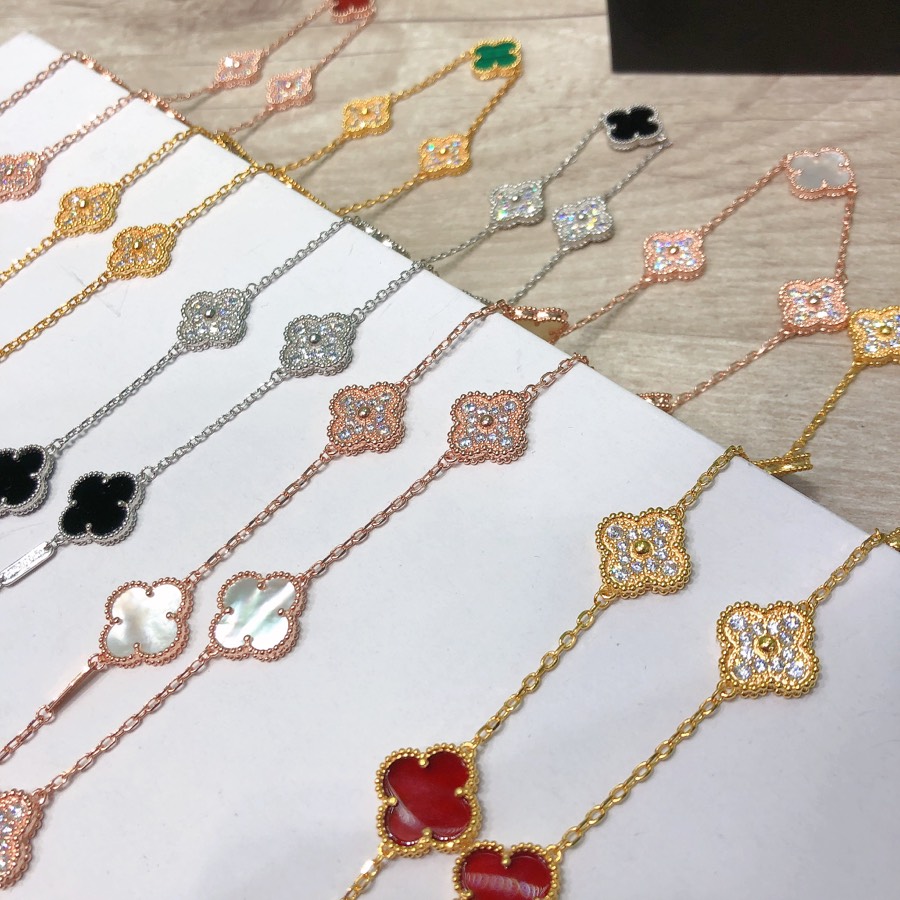 Van Cleef & Arpels Vintage Alhambra Lange Halskette, 10 Motive - EUR FASHION