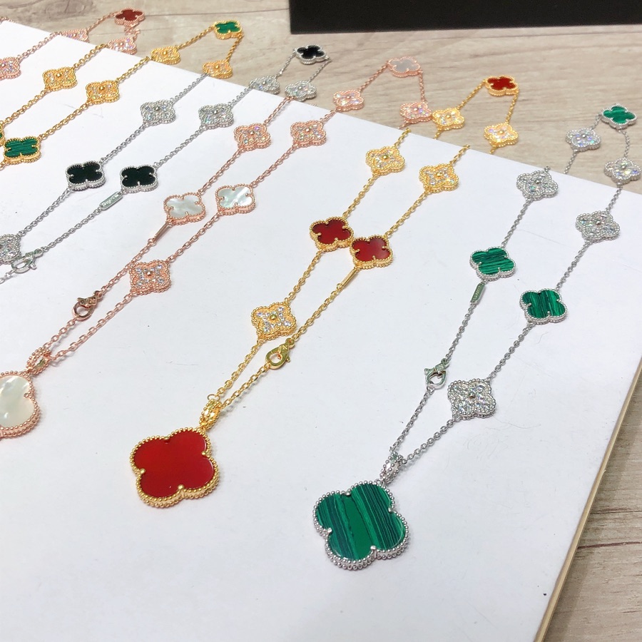 Van Cleef & Arpels Vintage Alhambra Lange Halskette, 10 Motive - EUR FASHION