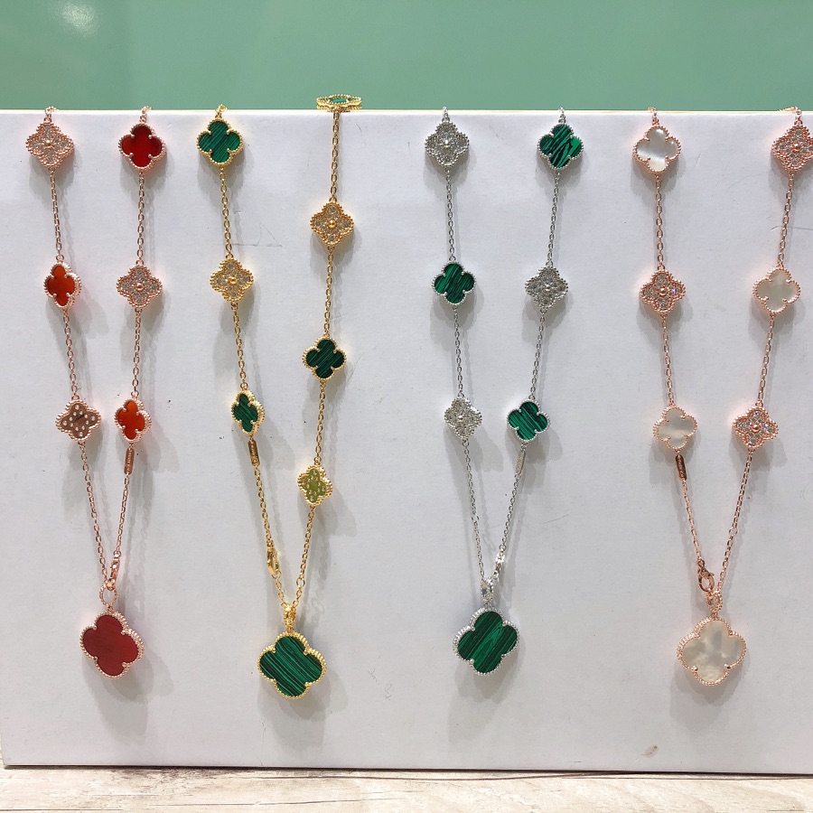 Van Cleef & Arpels Vintage Alhambra Lange Halskette, 10 Motive - EUR FASHION