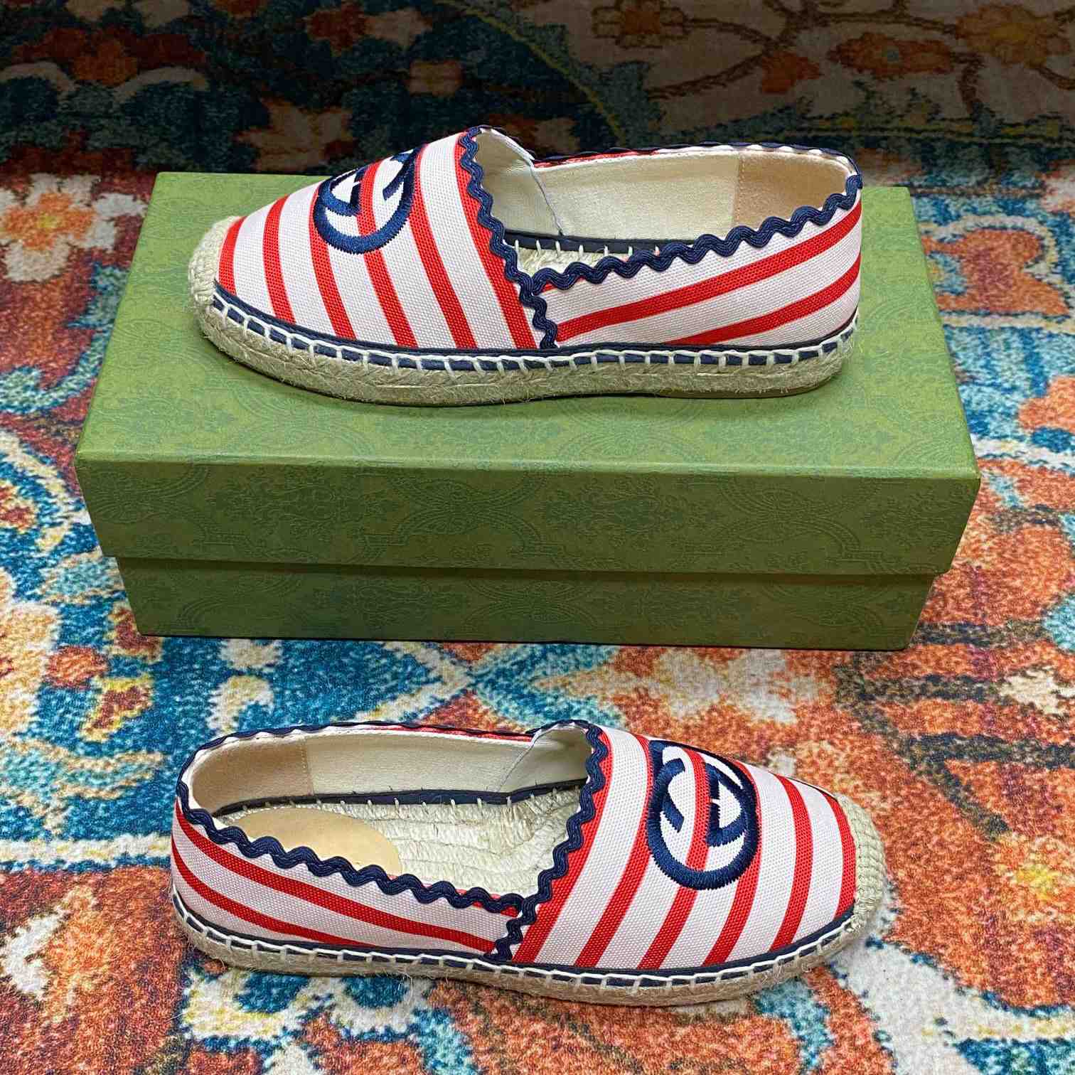 Gucci Damen-Espadrille mit ineinandergreifendem G - EUR FASHION