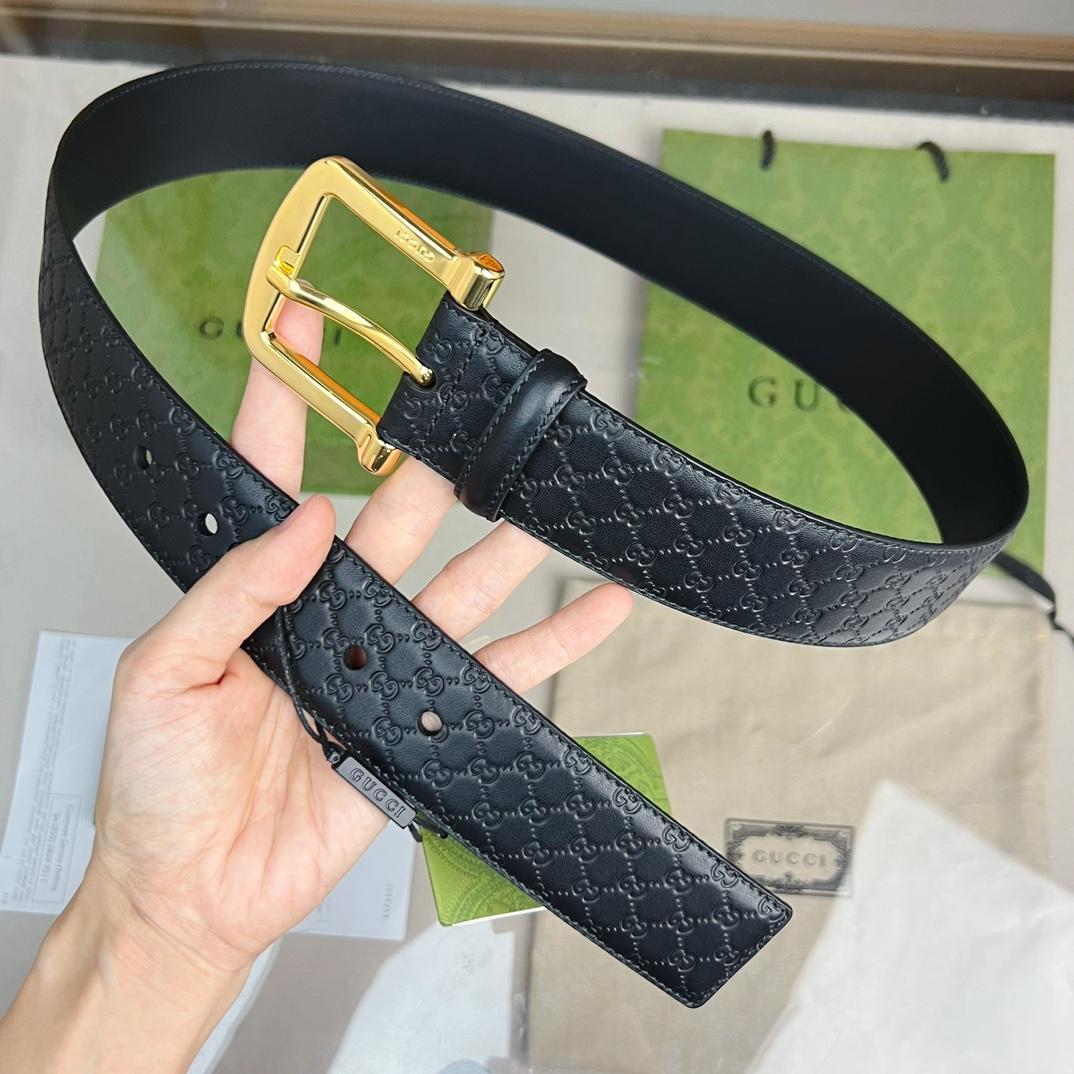 Gucci-Gürtel mit quadratischer Schnalle - EUR FASHION