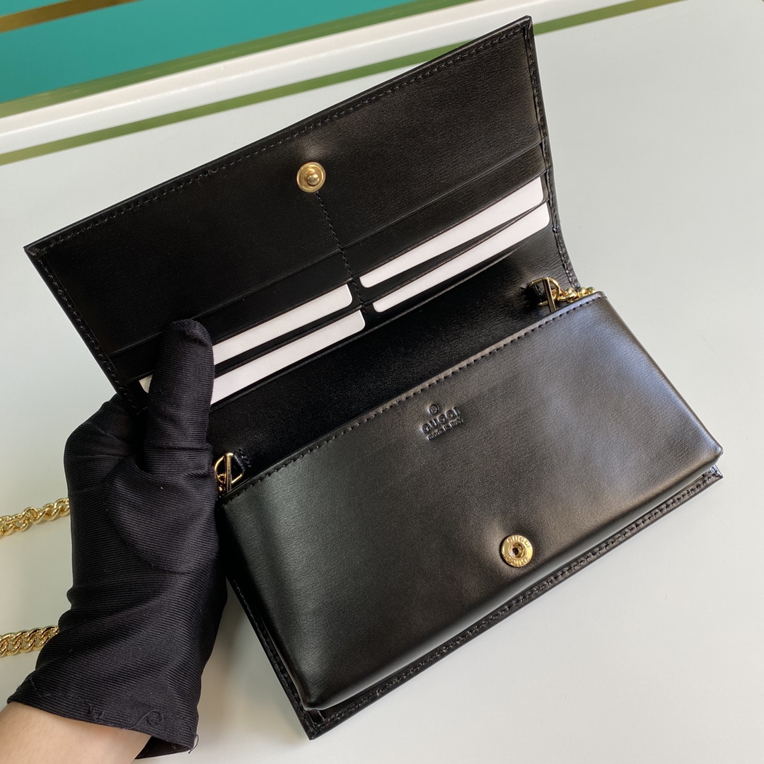 Gucci Horsebit 1955 Portemonnaie mit Kette (19-10-4CM) - EUR FASHION