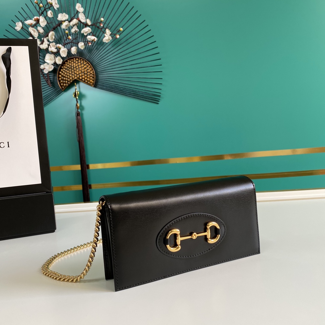 Gucci Horsebit 1955 Portemonnaie mit Kette (19-10-4CM) - EUR FASHION