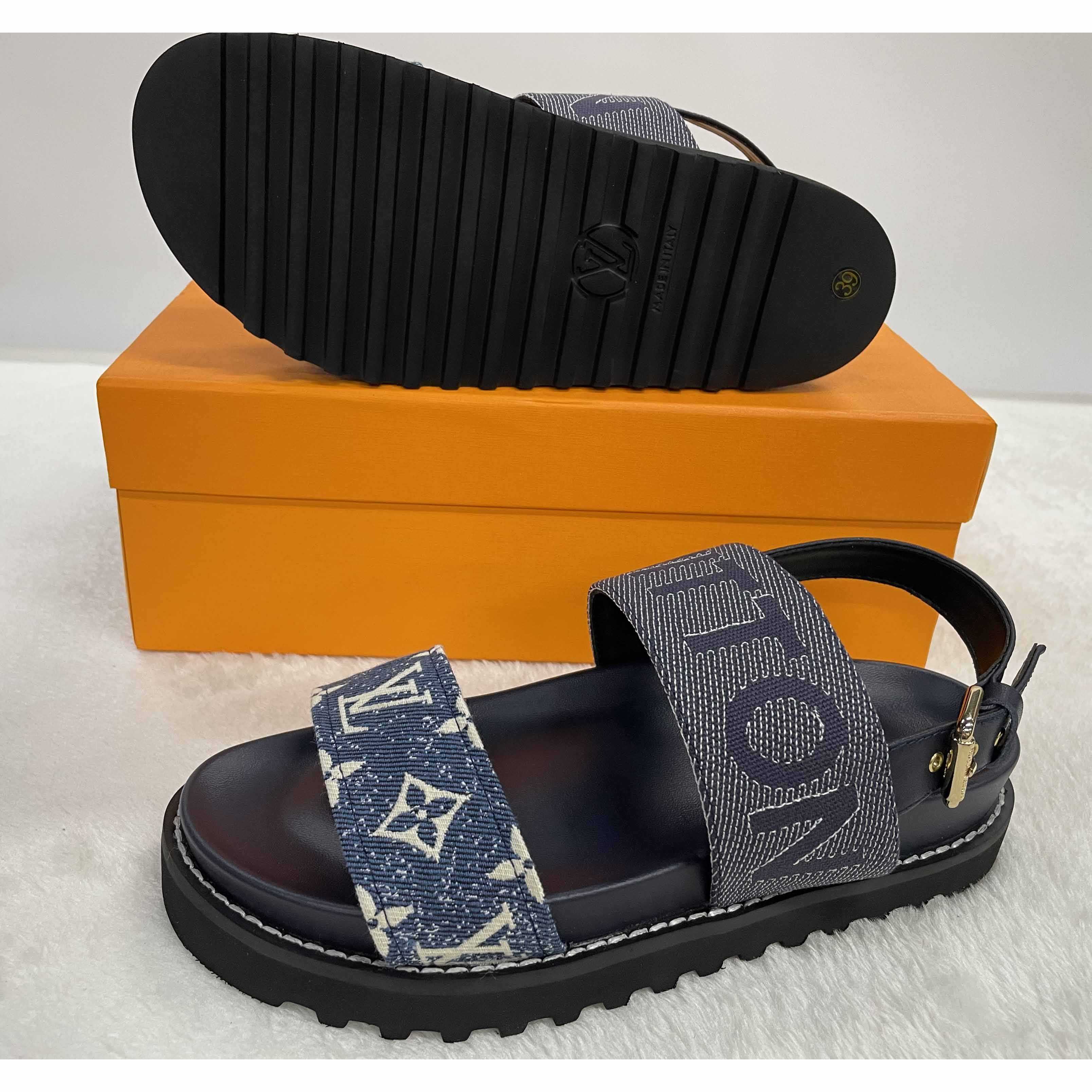 Louis Vuitton Paseo Flache Komfort-Sandale 1A9RMV - EUR FASHION