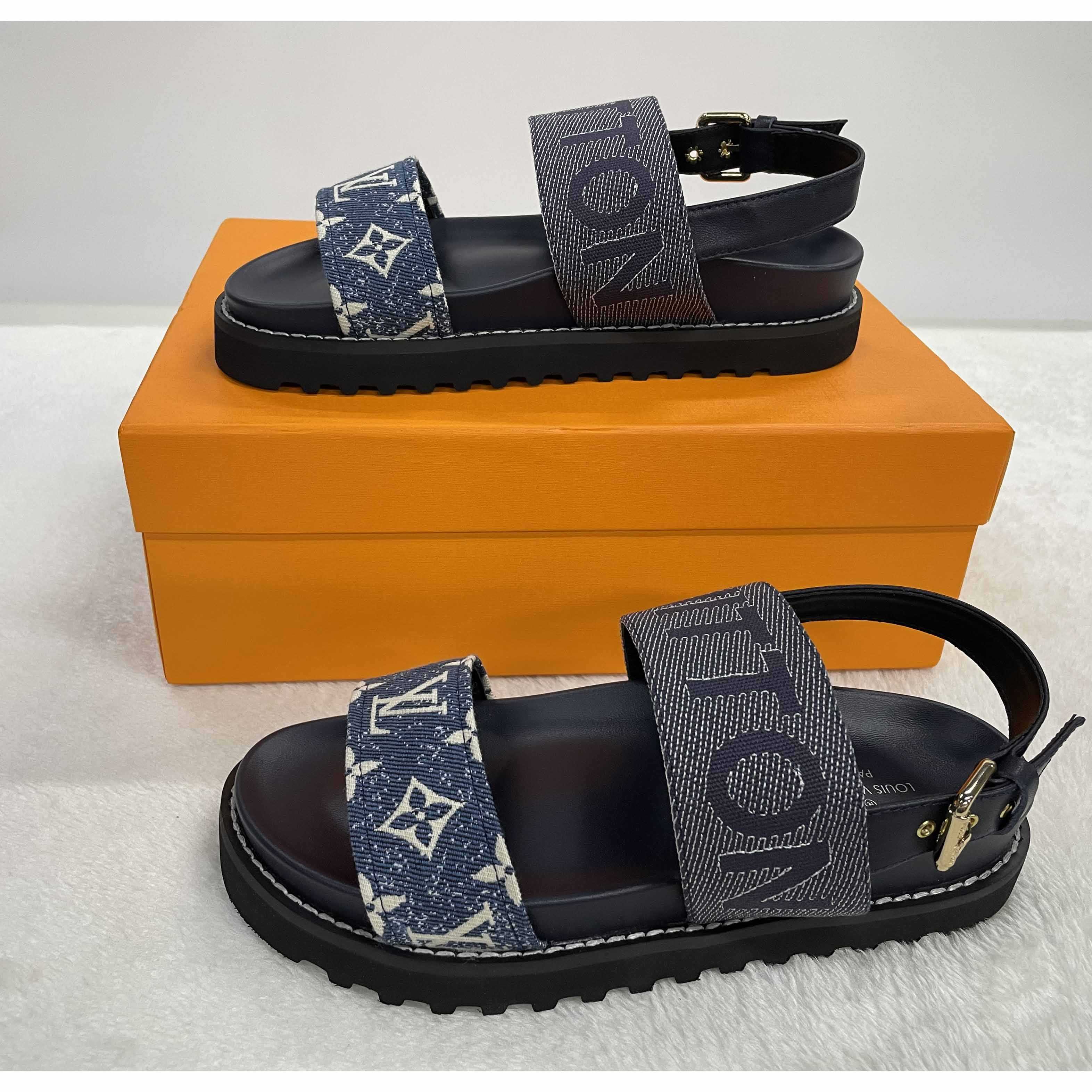 Louis Vuitton Paseo Flache Komfort-Sandale 1A9RMV - EUR FASHION