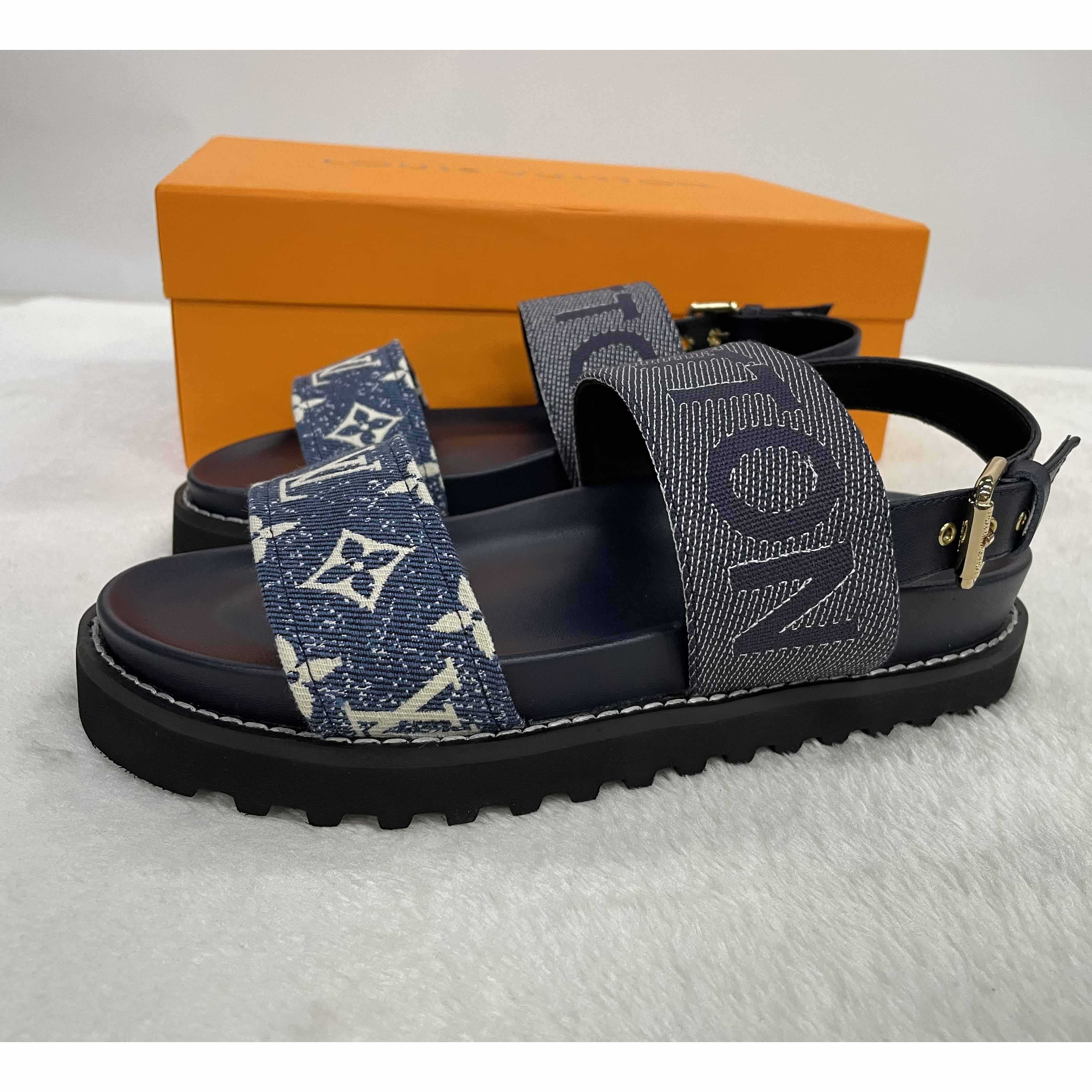 Louis Vuitton Paseo Flache Komfort-Sandale 1A9RMV - EUR FASHION
