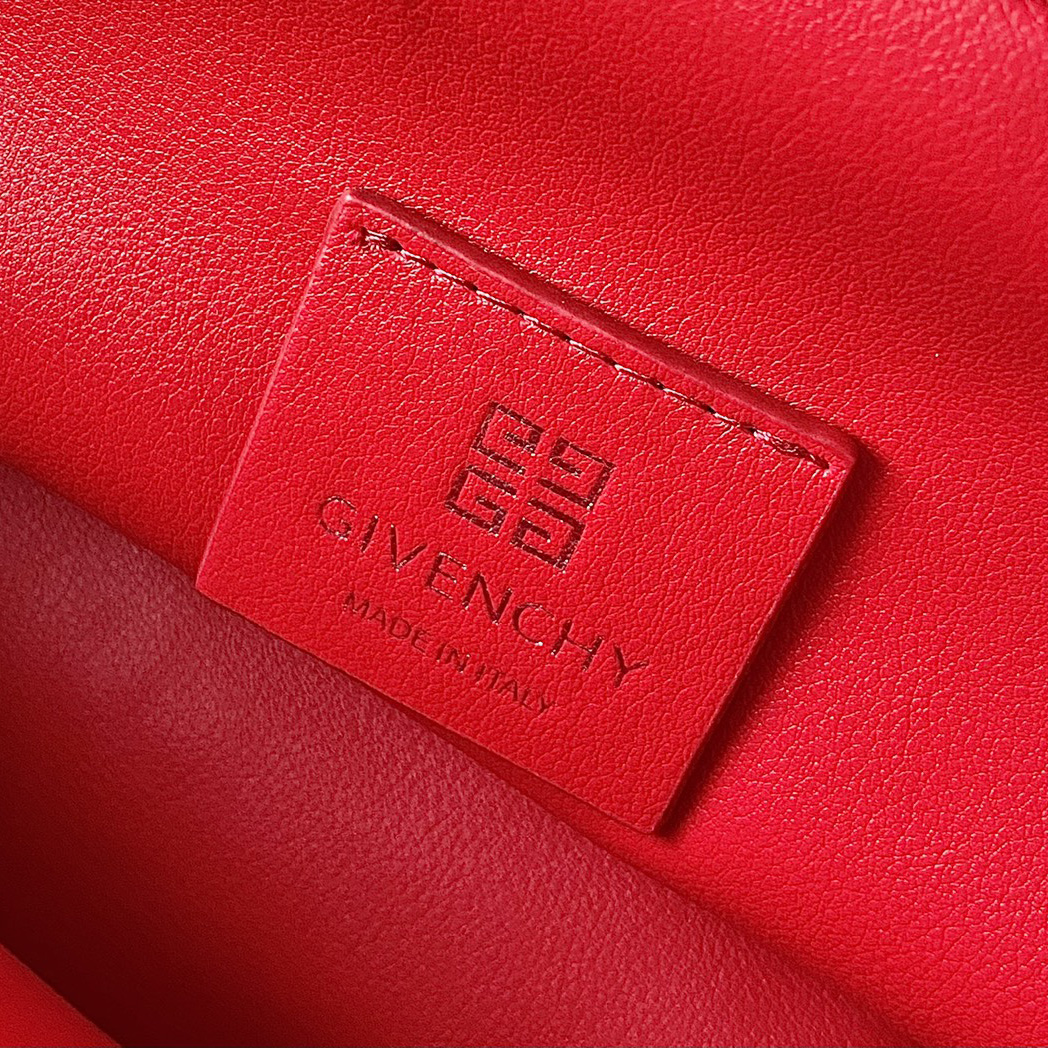 Givenchy Kleine Kenny-Tasche aus Glattleder - Rot (32-22-17 cm) - EUR FASHION