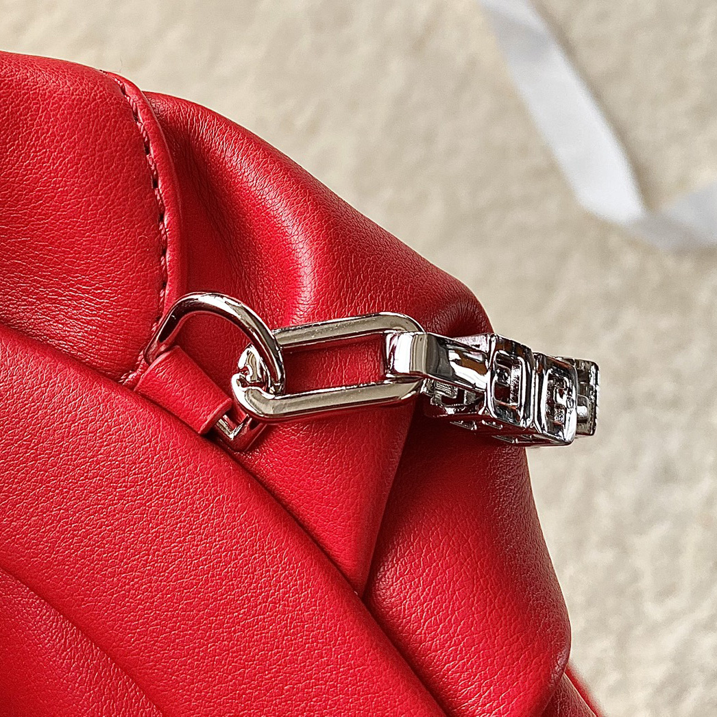 Givenchy Kleine Kenny-Tasche aus Glattleder - Rot (32-22-17 cm) - EUR FASHION