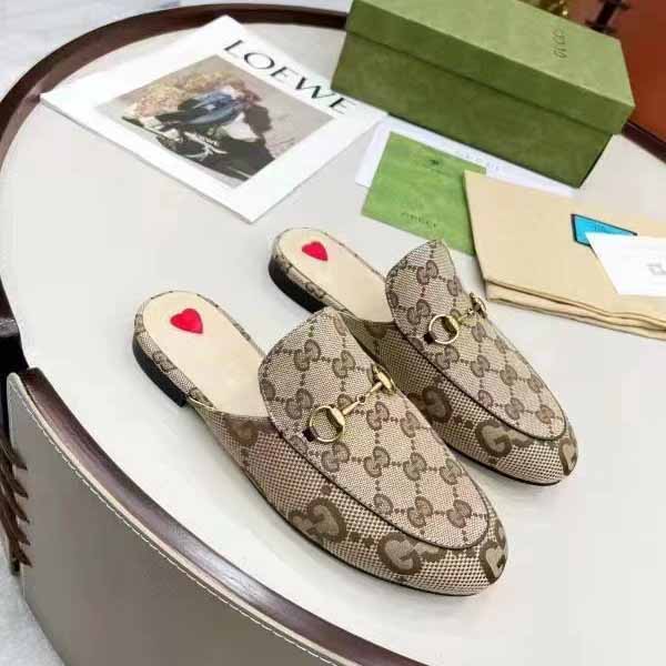 Gucci Damen Jumbo GG Princetown Slipper - EUR FASHION