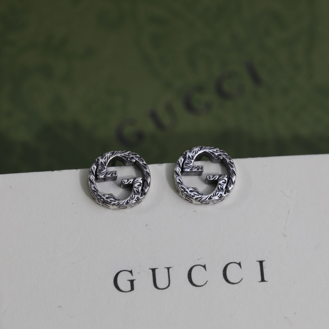 Ineinandergreifende G-Ohrringe von Gucci aus Silber - EUR FASHION