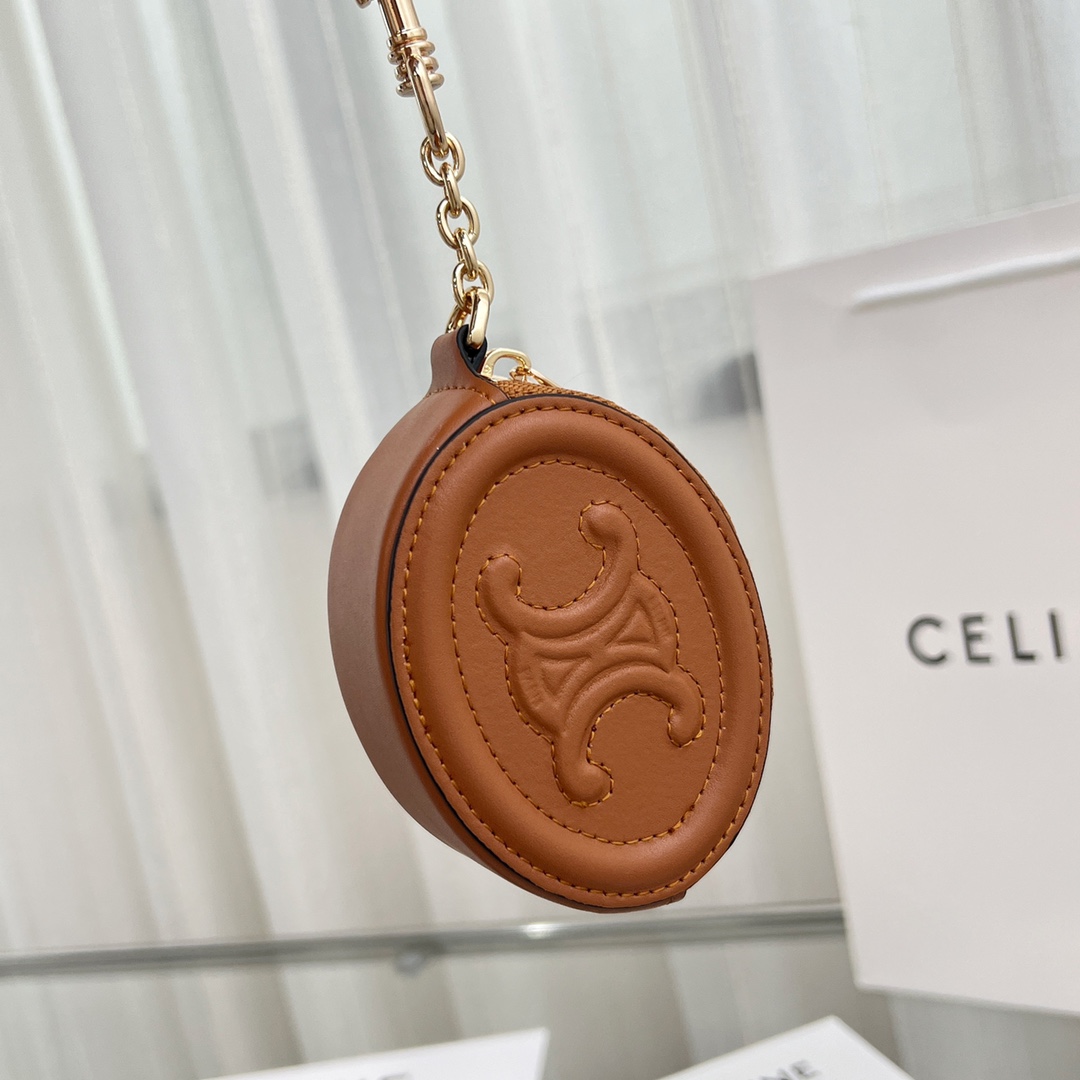 Celine Geldbörse mit Haken Cuir Triomphe aus glattem Kalbsleder - EUR FASHION