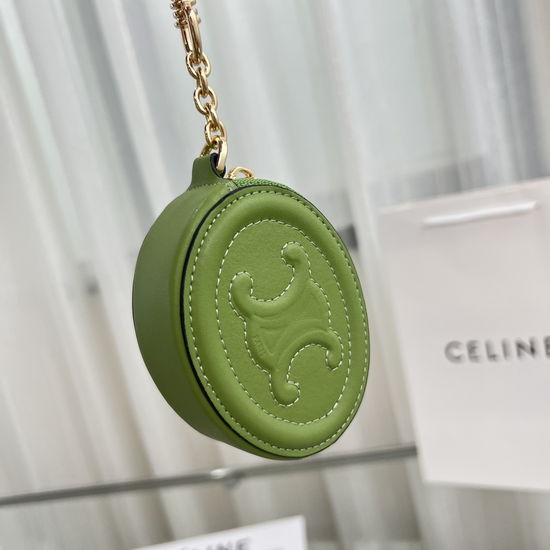 Celine Geldbörse mit Haken Cuir Triomphe aus glattem Kalbsleder - EUR FASHION