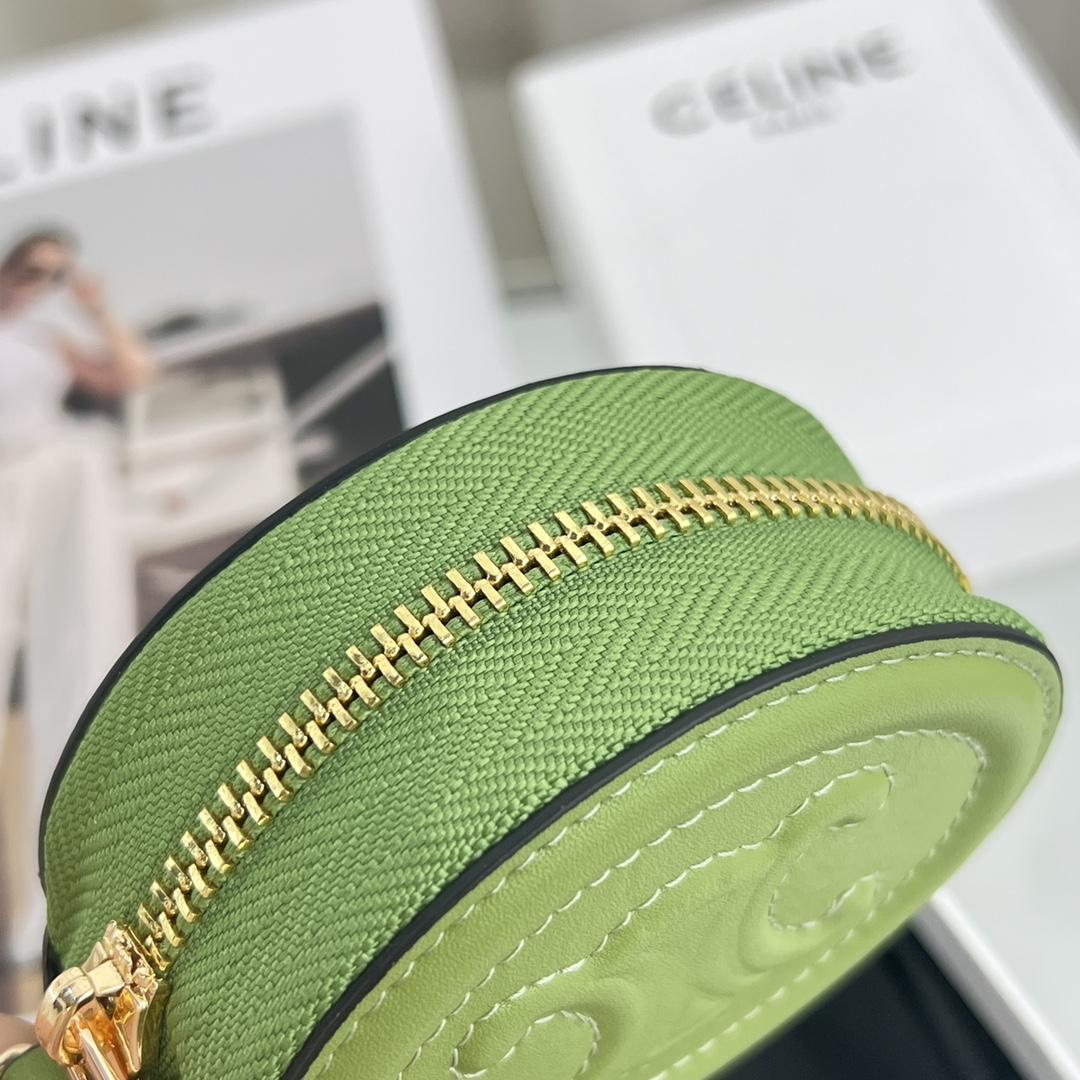Celine Geldbörse mit Haken Cuir Triomphe aus glattem Kalbsleder - EUR FASHION