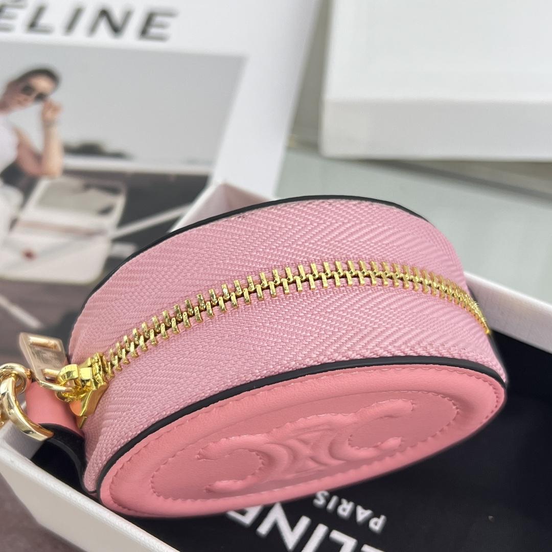 Celine Geldbörse mit Haken Cuir Triomphe aus glattem Kalbsleder - EUR FASHION