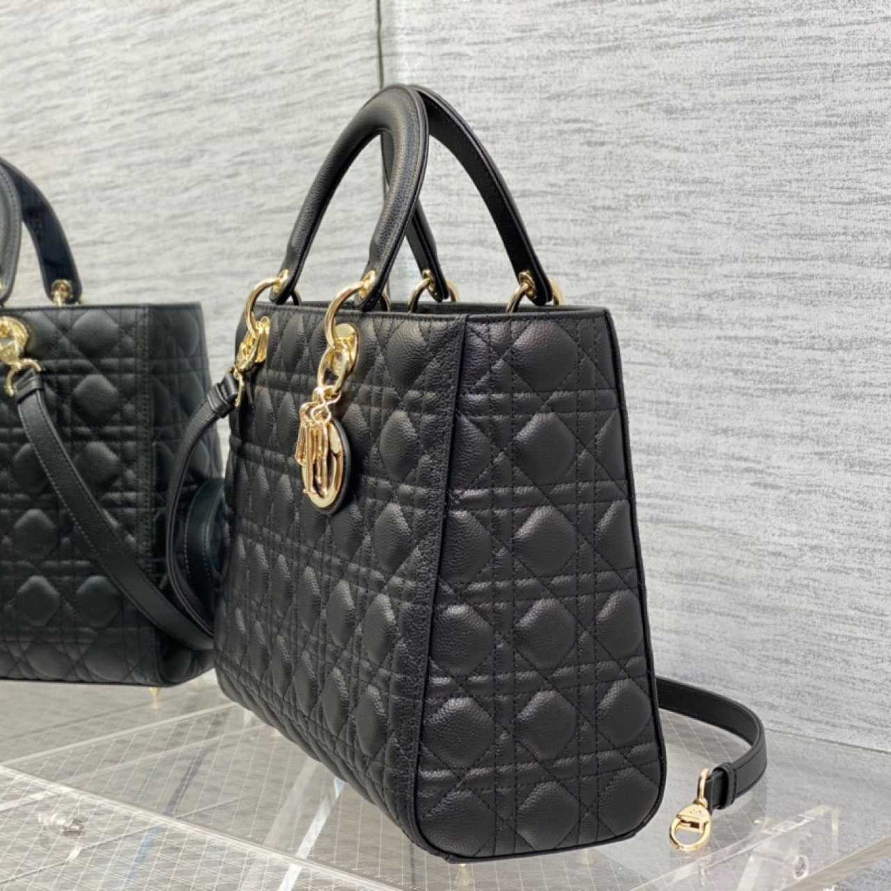 Dior Große Lady Dior Tasche (32-12-24cm)M0567 - EUR FASHION
