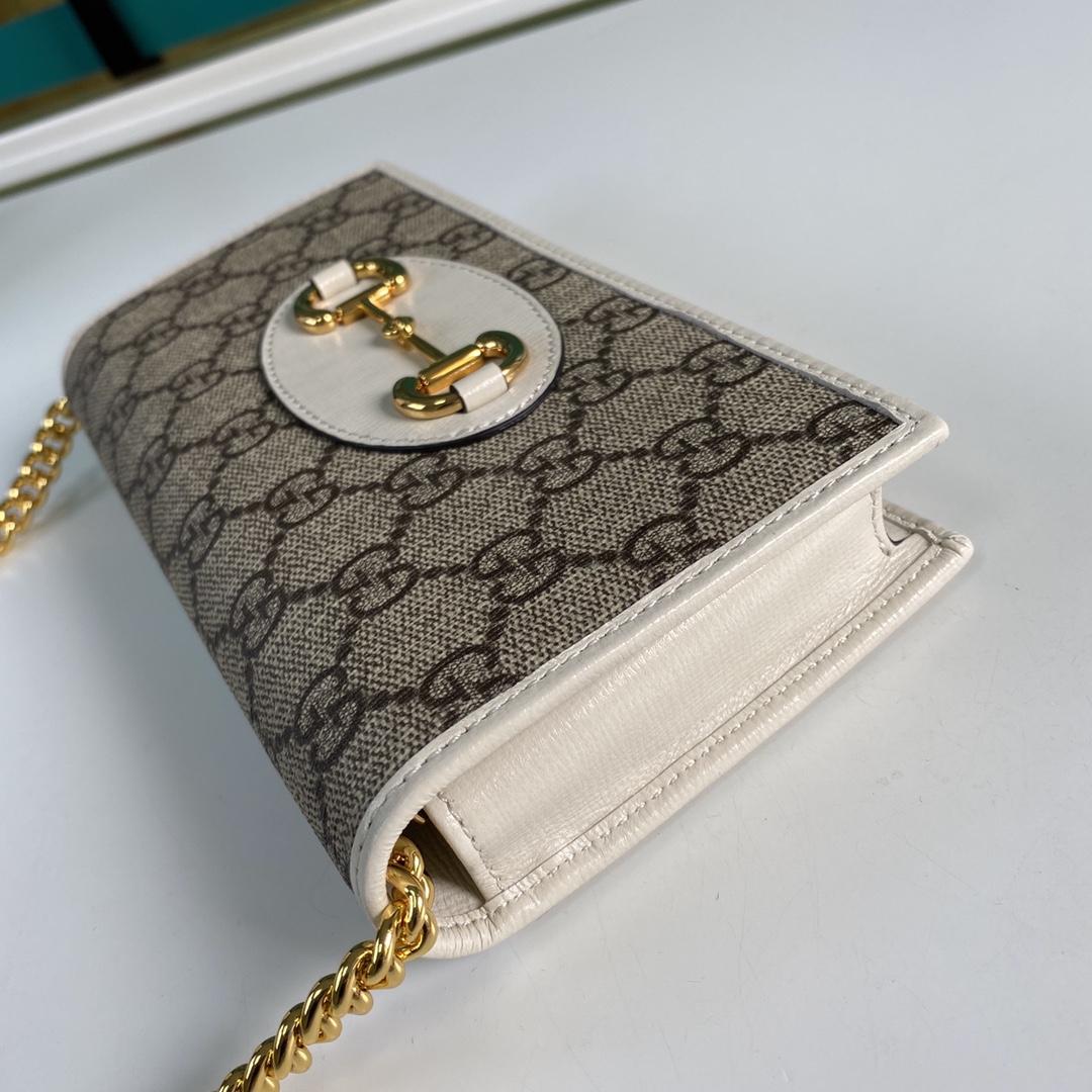 Gucci Horsebit 1955 Geldbörse mit Kette (19-10-4 cm) - EUR FASHION