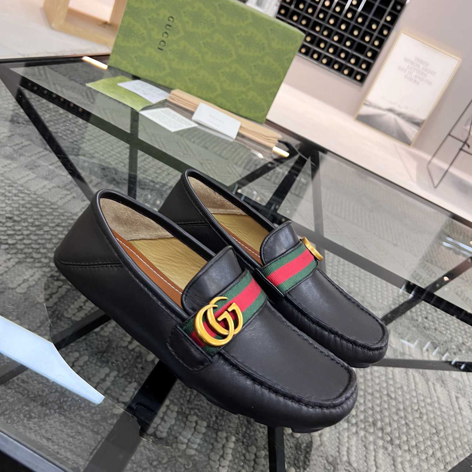 Gucci Herren-Loafer mit ineinandergreifendem G (nach britischer Größe) - EUR FASHION