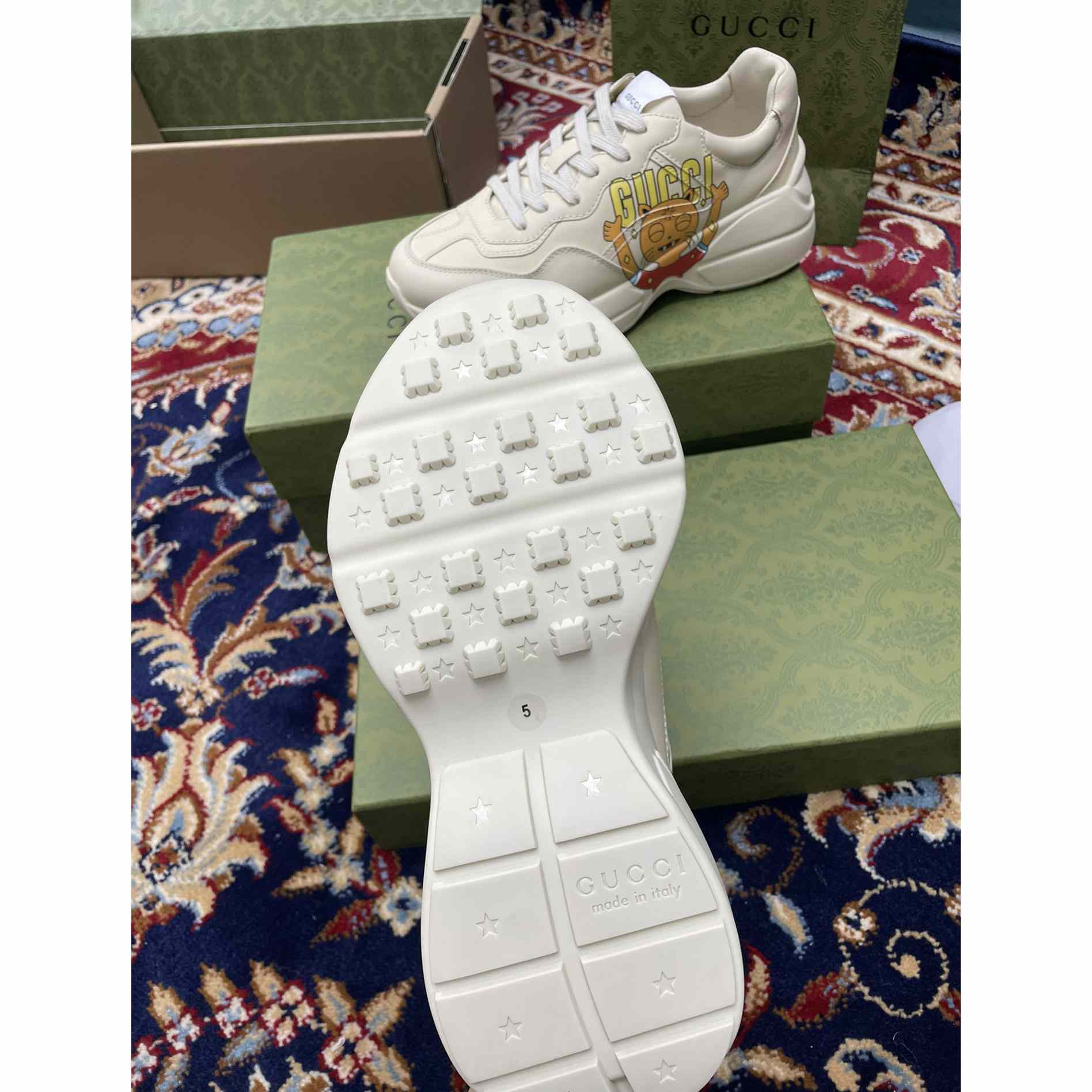 Gucci Rhyton Sneaker mit Katzenprint - EUR FASHION