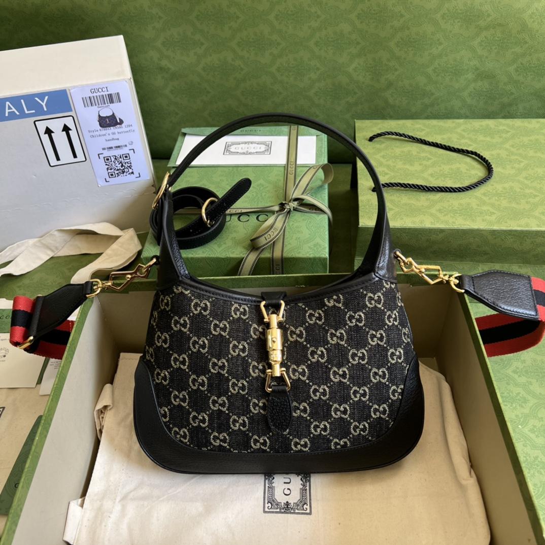 Gucci Jackie 1961 Kleine Umhängetasche (28-19-4,5 cm) - EUR FASHION