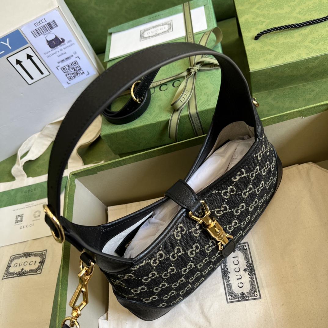 Gucci Jackie 1961 Kleine Umhängetasche (28-19-4,5 cm) - EUR FASHION