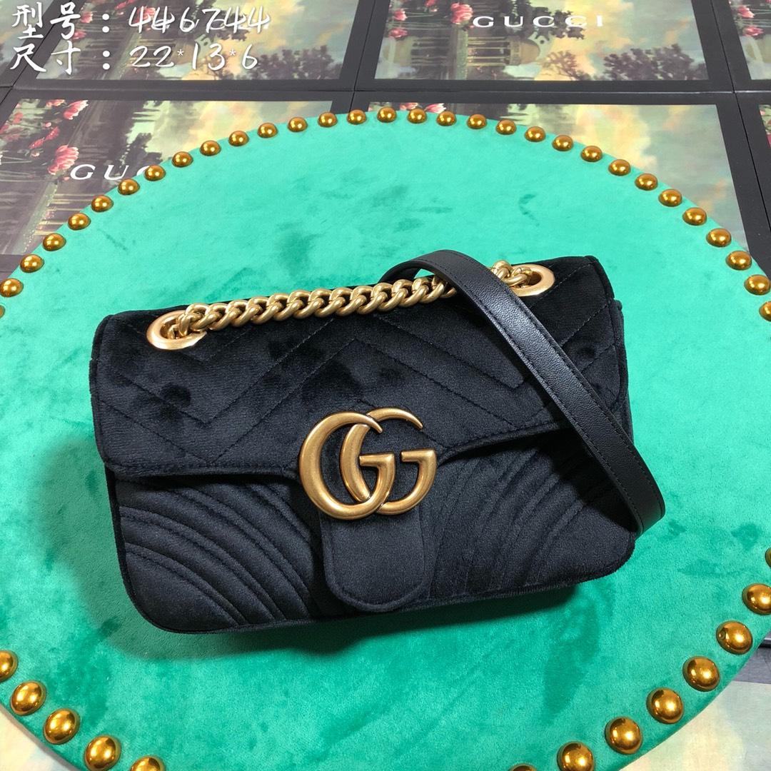 Gucci GG Marmont Mini-Umhängetasche (22-13-6 cm) - EUR FASHION