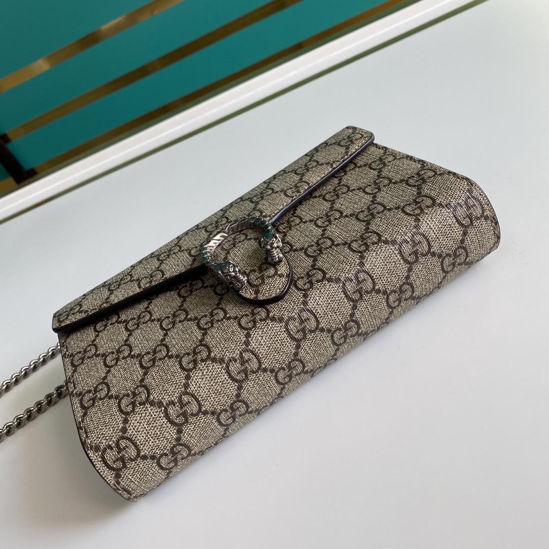 Gucci Dionysus GG Supreme Kettenbrieftasche (20-13,5-4CM) - EUR FASHION