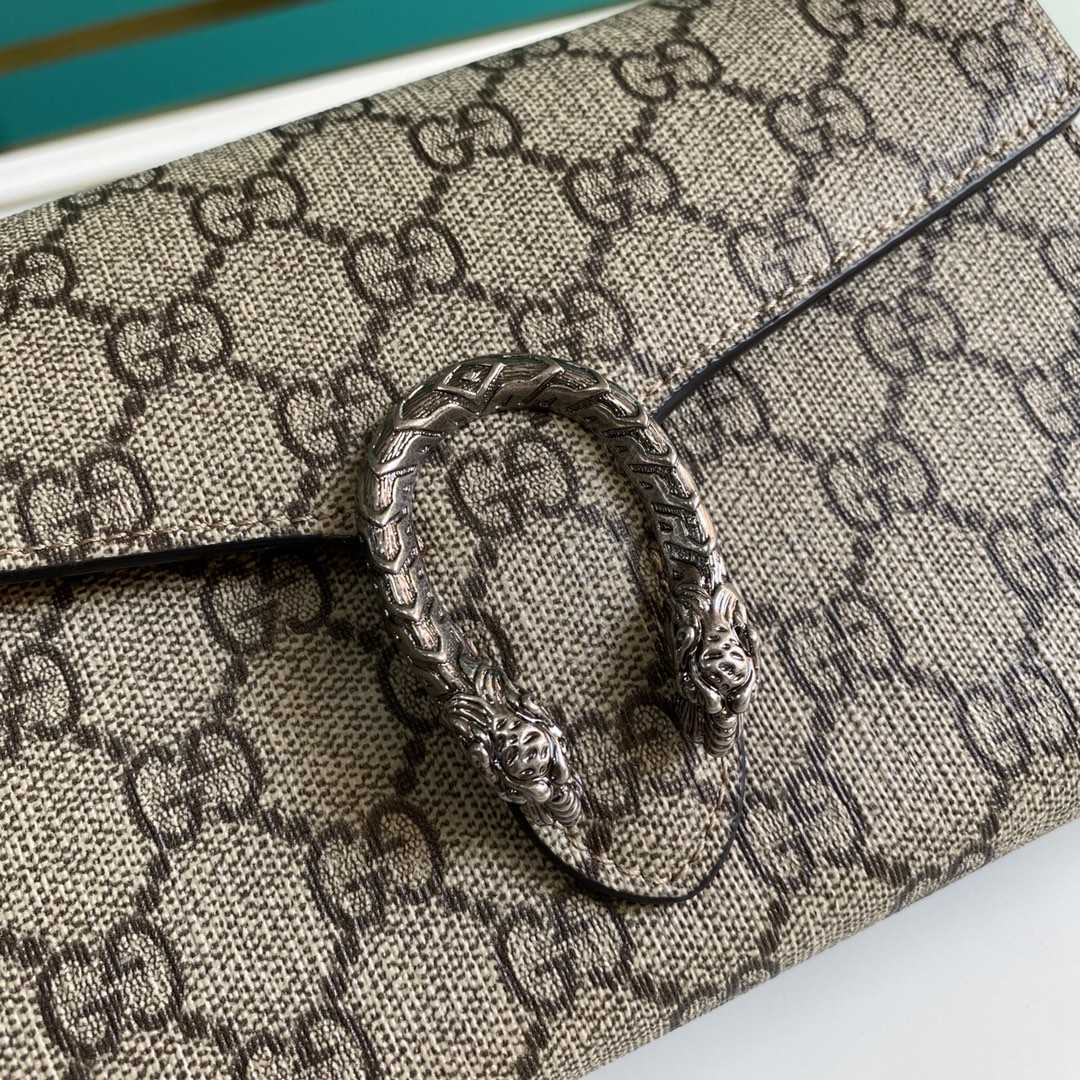 Gucci Dionysus GG Supreme Kettenbrieftasche (20-13,5-4CM) - EUR FASHION