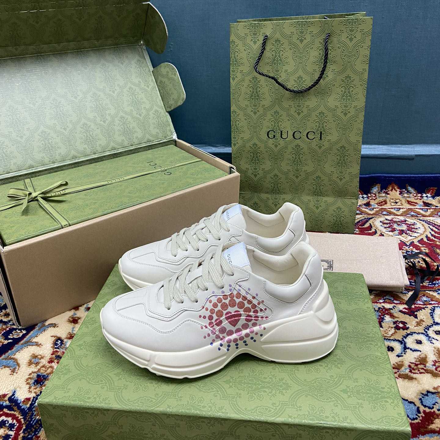 Gucci Damen Rhyton Gucci Love Parade Sneaker - EUR FASHION
