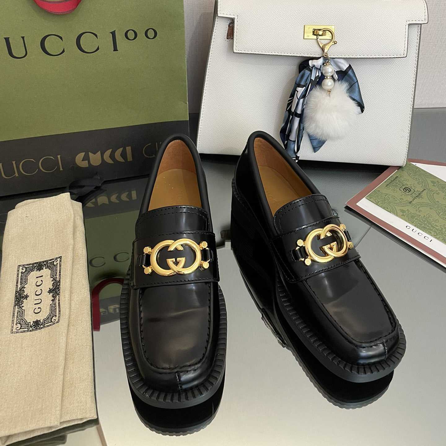 Gucci Damen-Loafer mit ineinandergreifendem G - EUR FASHION