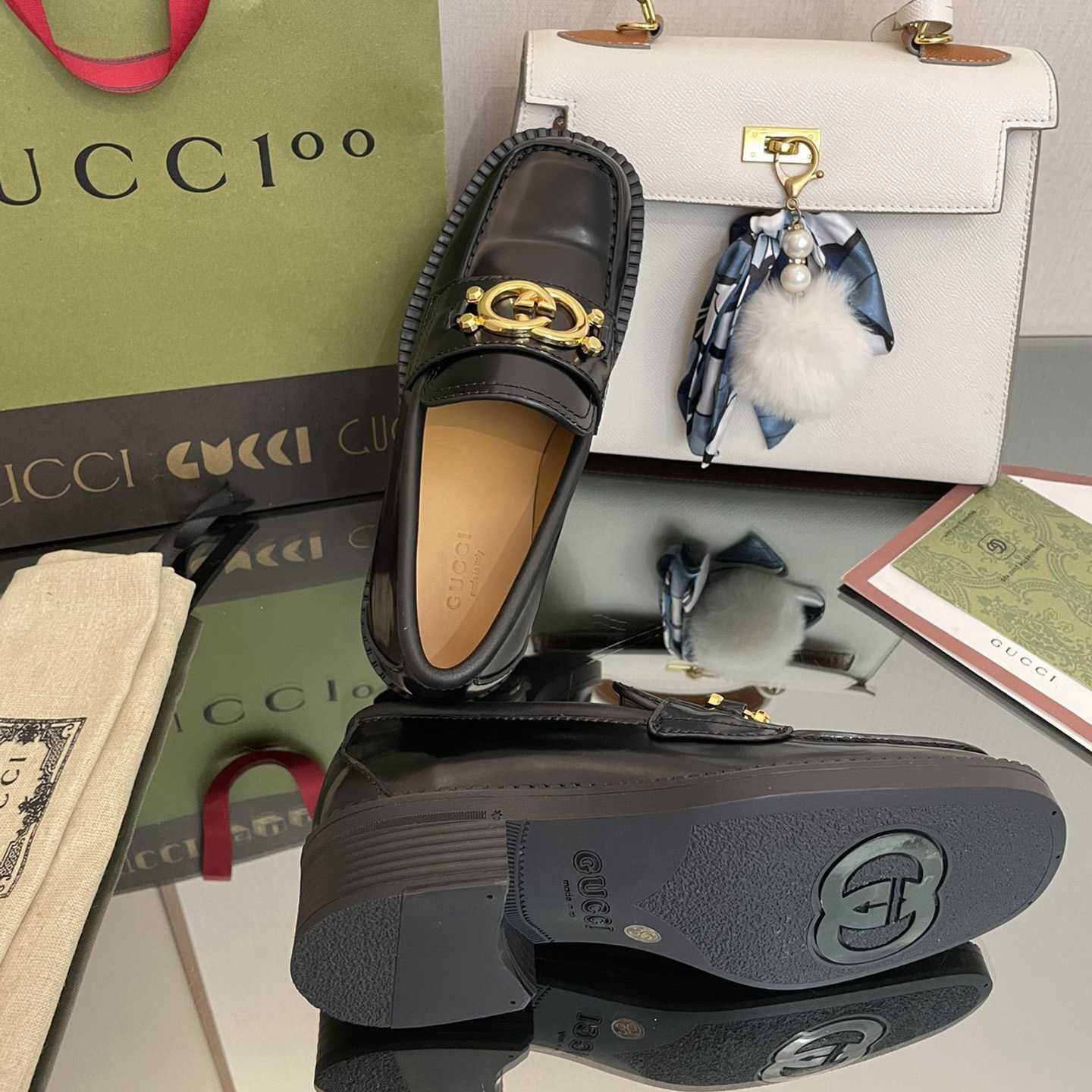 Gucci Damen-Loafer mit ineinandergreifendem G - EUR FASHION