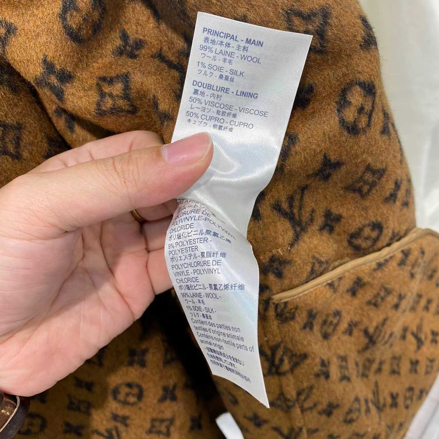 Louis Vuitton Signature Double Face Kurzer Wickelmantel - EUR FASHION