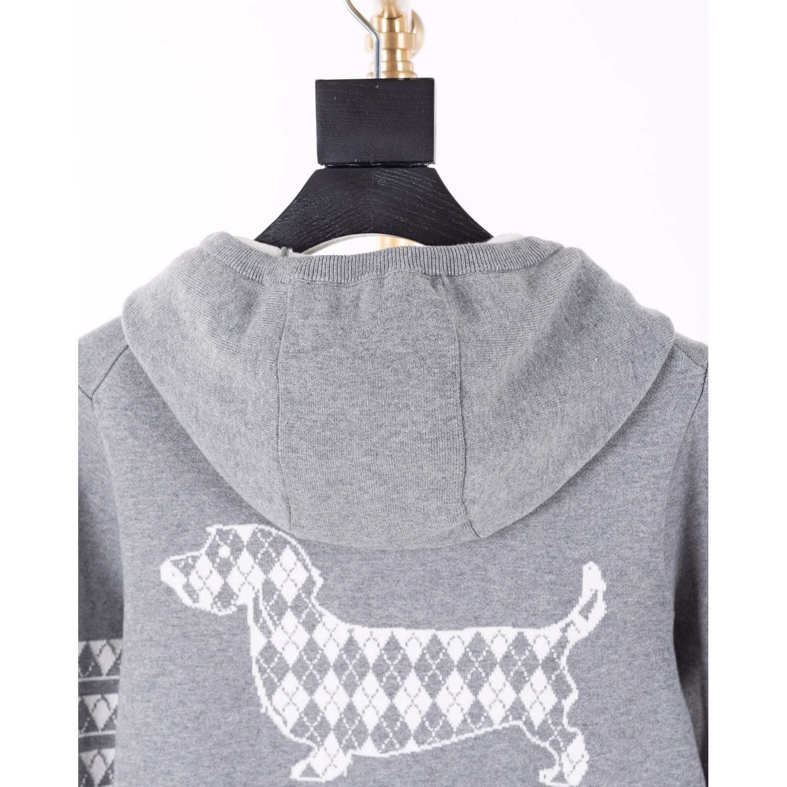 Thom Browne Hector Kapuzenpullover mit Reißverschluss - EUR FASHION