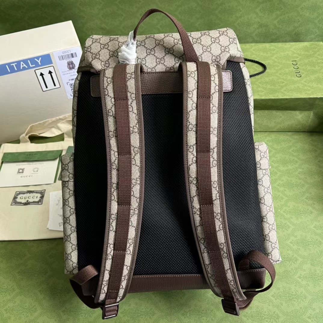 Gucci GG Skateboard-Rucksack mit Web - EUR FASHION