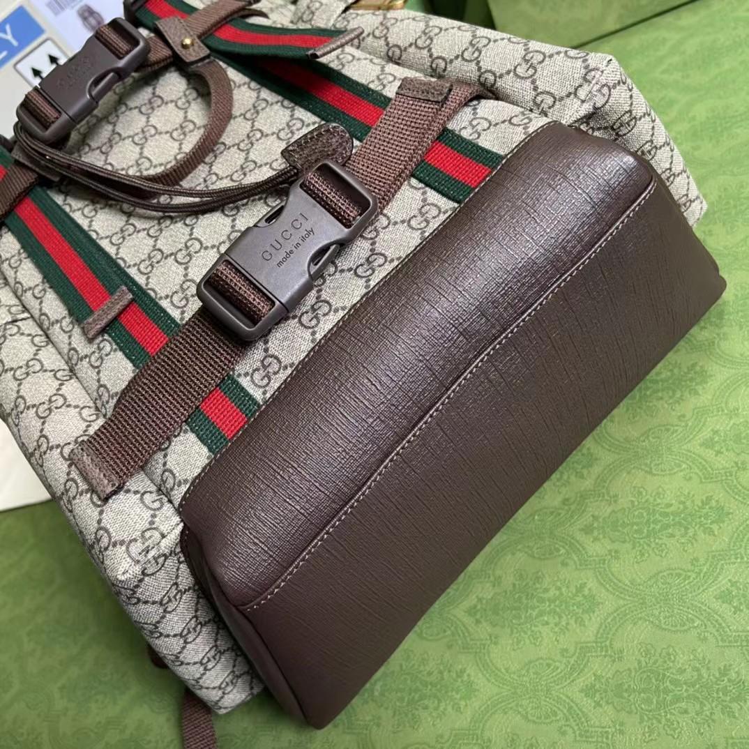 Gucci GG Skateboard-Rucksack mit Web - EUR FASHION
