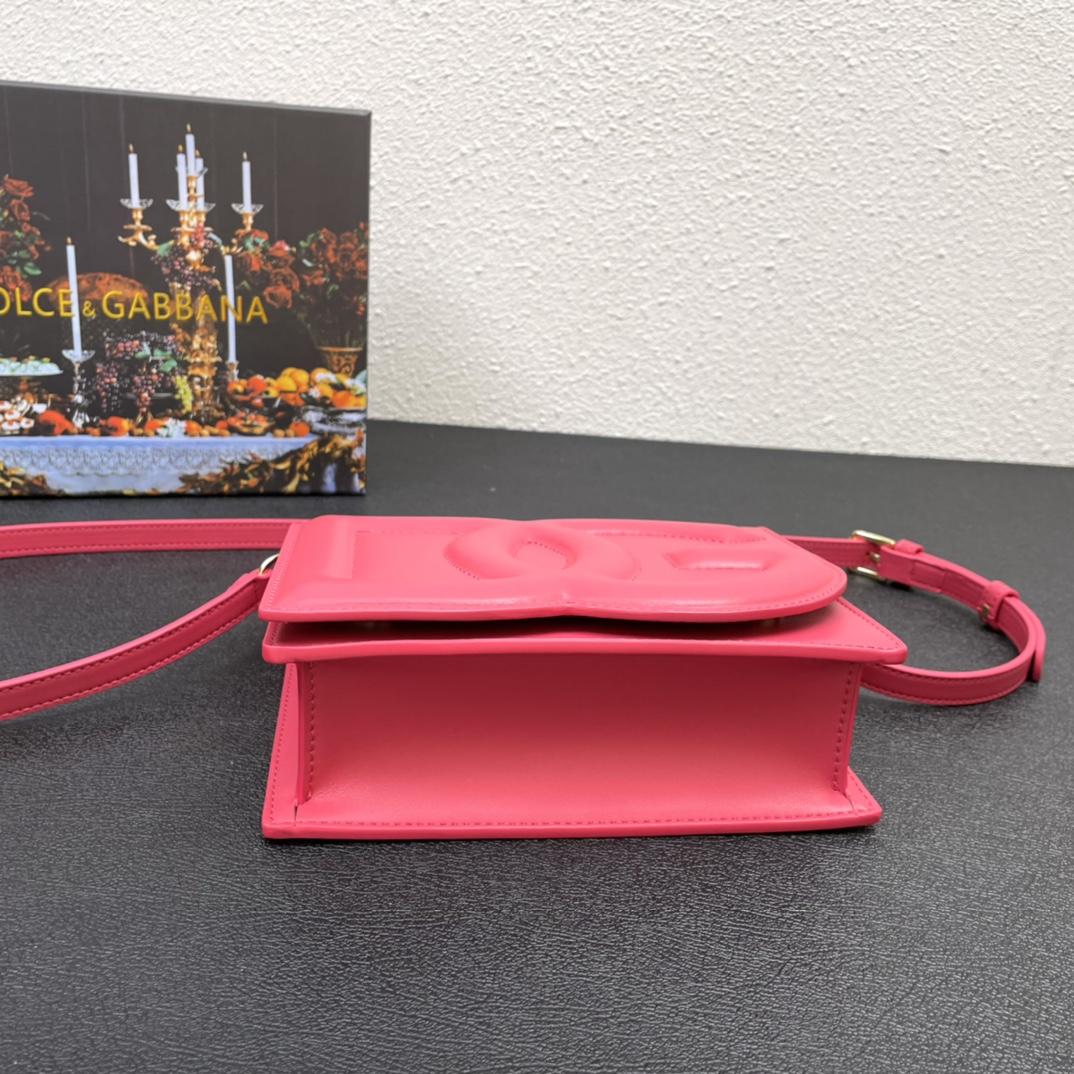 Dolce & Gabbana Umhängetasche aus Kalbsleder mit DG-Logo (20–16–5 cm) - EUR FASHION
