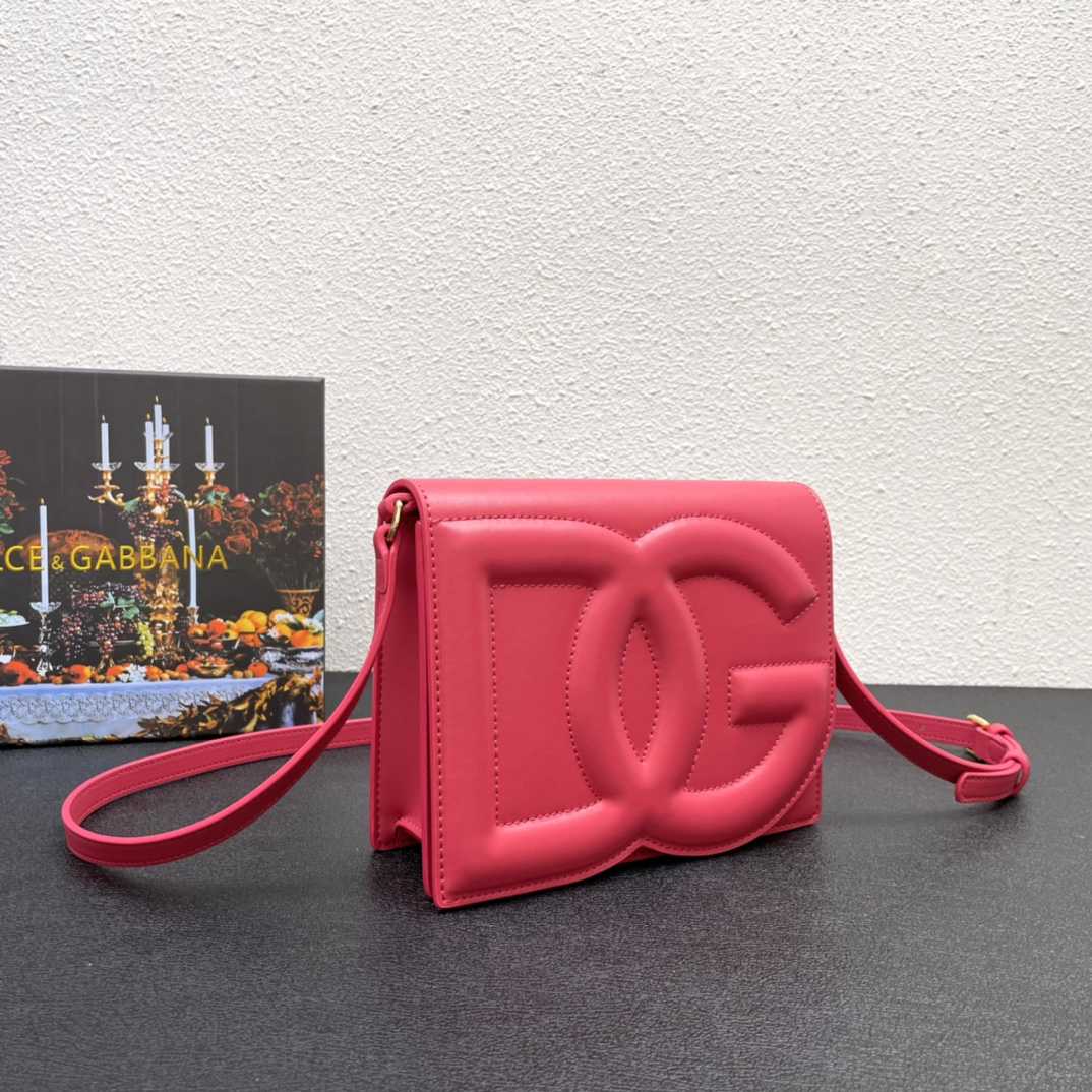Dolce & Gabbana Umhängetasche aus Kalbsleder mit DG-Logo (20–16–5 cm) - EUR FASHION
