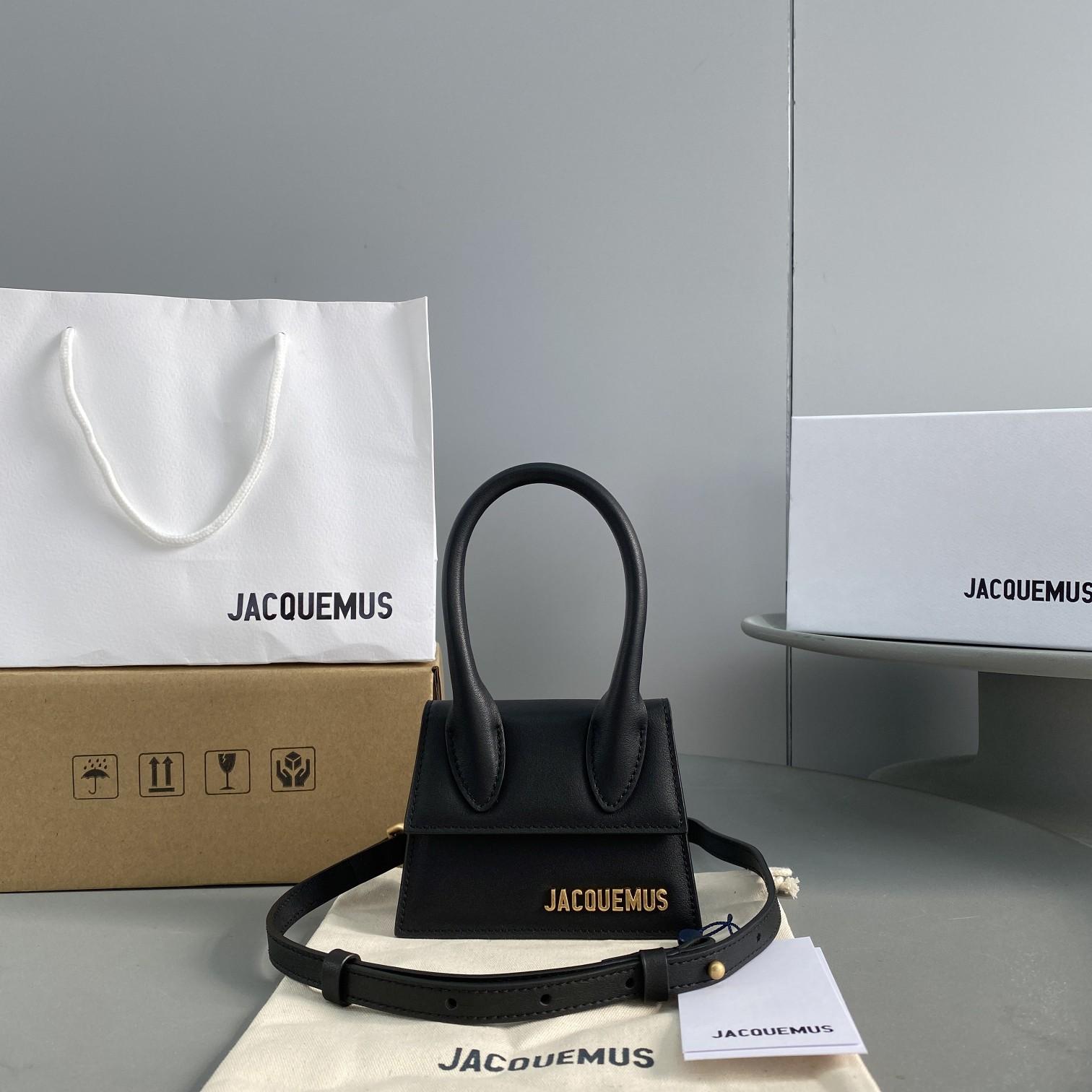 Jacquemus Le Chiquito Signature Mini-Handtasche aus Leder. (12-8-5 cm) - EUR FASHION