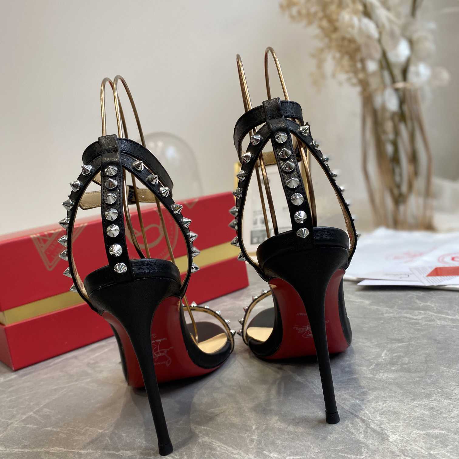 Christian Louboutin So Me Spike 70 Ledersandalen - EUR FASHION