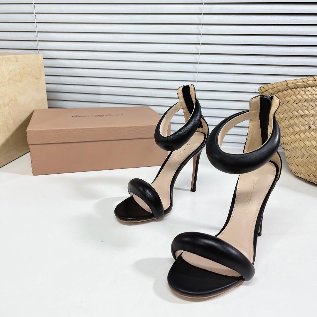 Gianvito Rossi Bijoux-Sandalen aus Leder - EUR FASHION