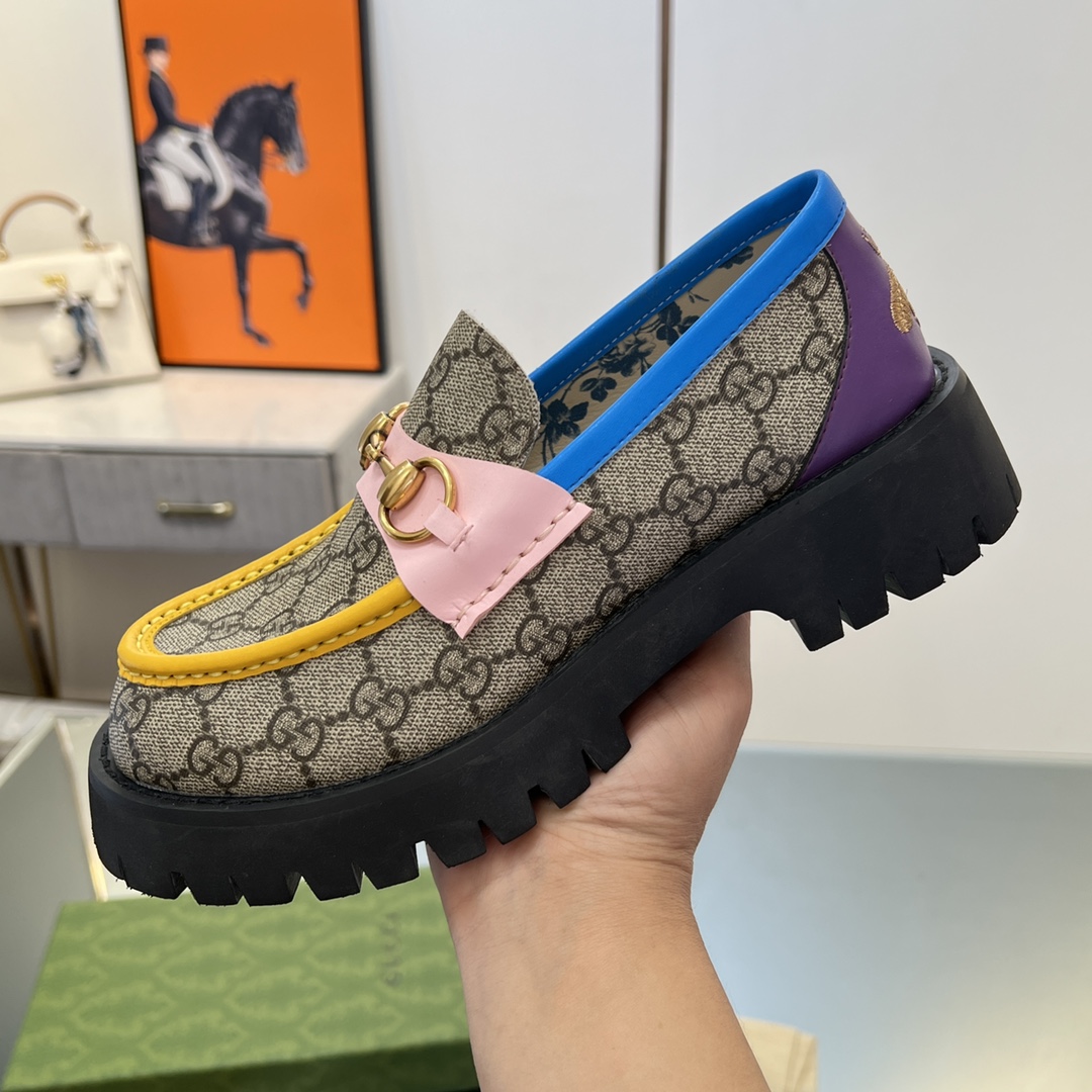 Gucci Damen-Loafer mit GG Lug-Sohle - EUR FASHION
