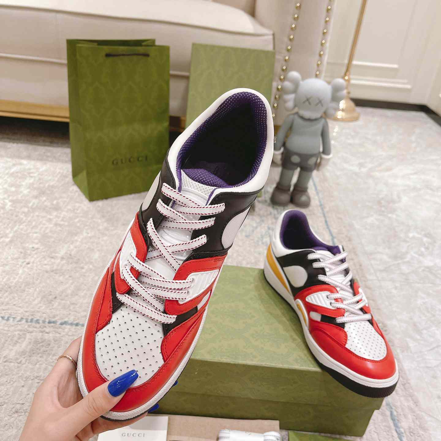 Gucci Basket Sneaker mit ineinandergreifendem G - EUR FASHION