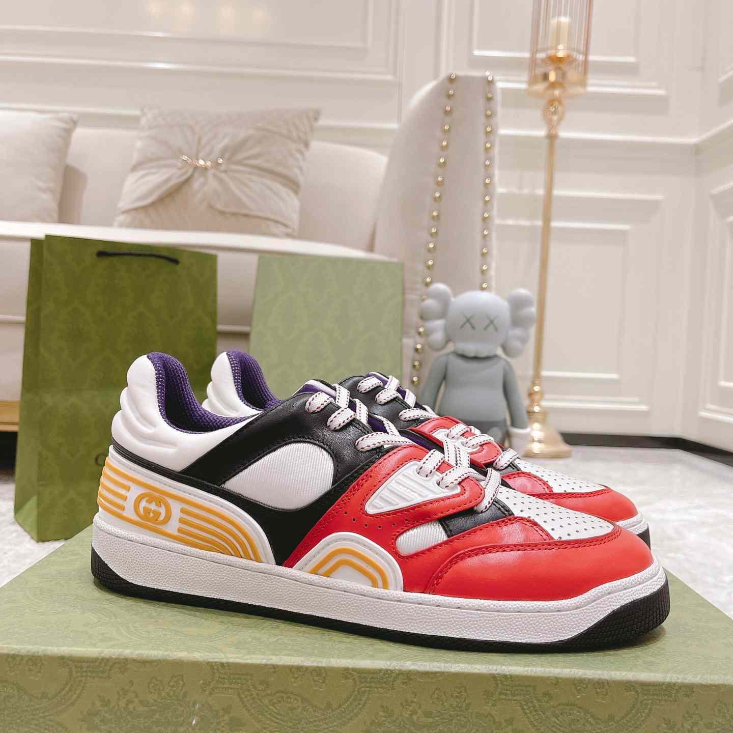 Gucci Basket Sneaker mit ineinandergreifendem G - EUR FASHION