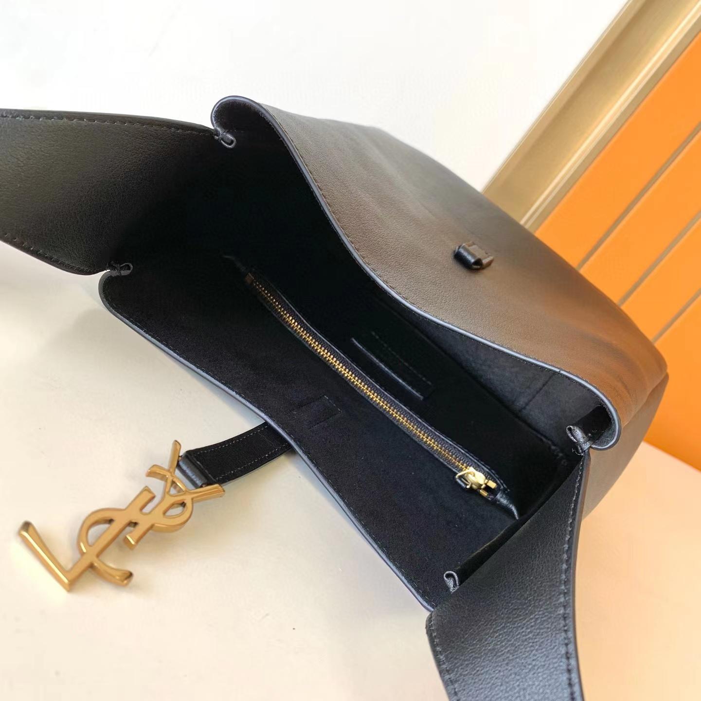 Saint Laurent LE 5 À 7 Weiche kleine Hobo-Tasche aus Glattleder - EUR FASHION
