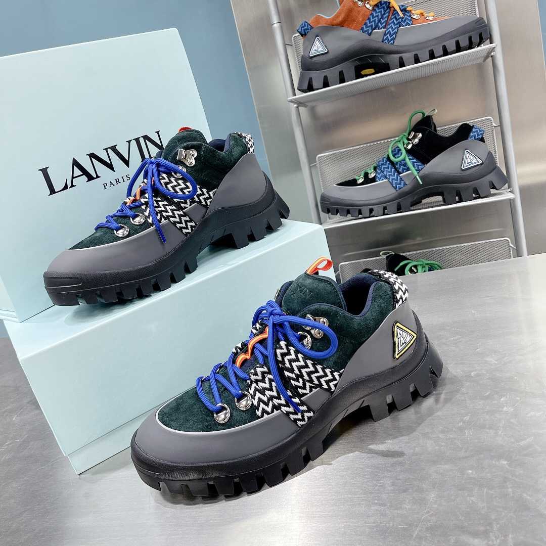 Lanvin-Schnürsneaker mit klobiger Sohle - EUR FASHION