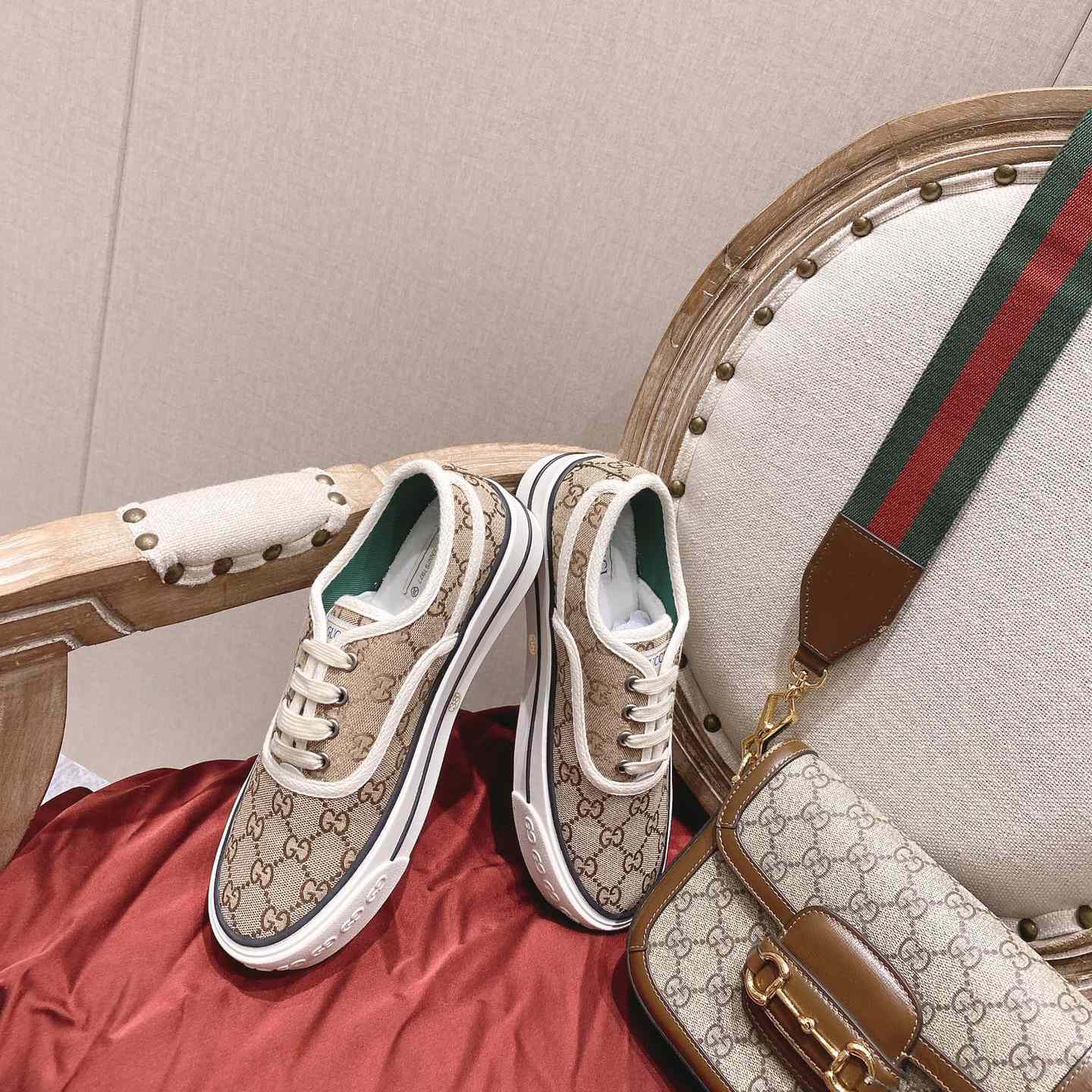 Gucci Tennis 1977 Canvas-Sneaker - EUR FASHION