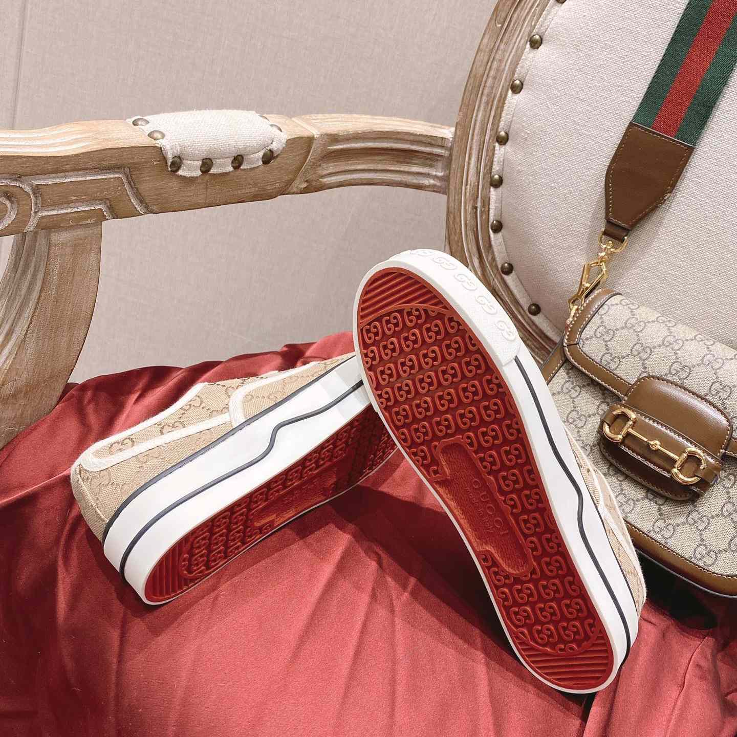 Gucci Tennis 1977 Canvas-Sneaker - EUR FASHION