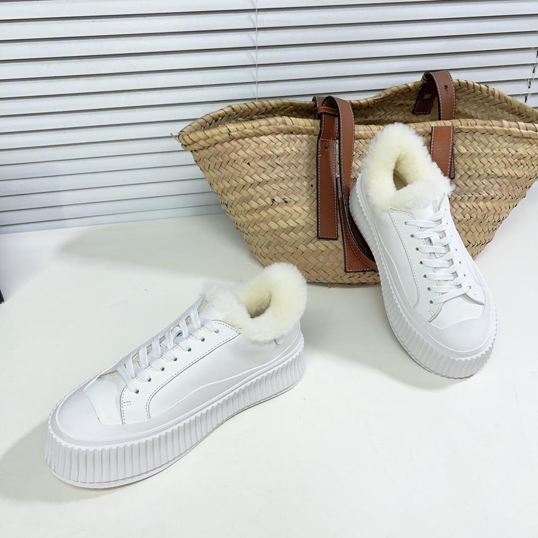 JIl Sander Ledersneaker mit vulkanisierter Gummisohle - EUR FASHION