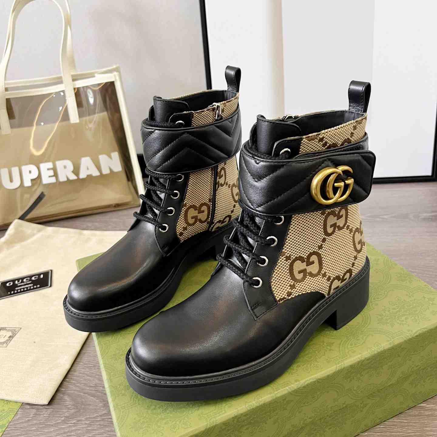 Gucci Damen-Stiefelette mit Doppel-G - EUR FASHION